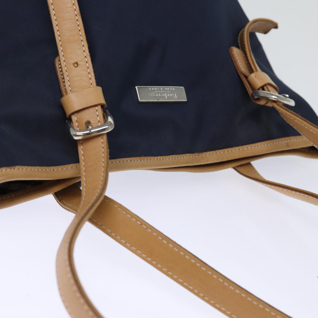 BurberrySs Blue Label Tote Bag Nylon Navy Auth 74256