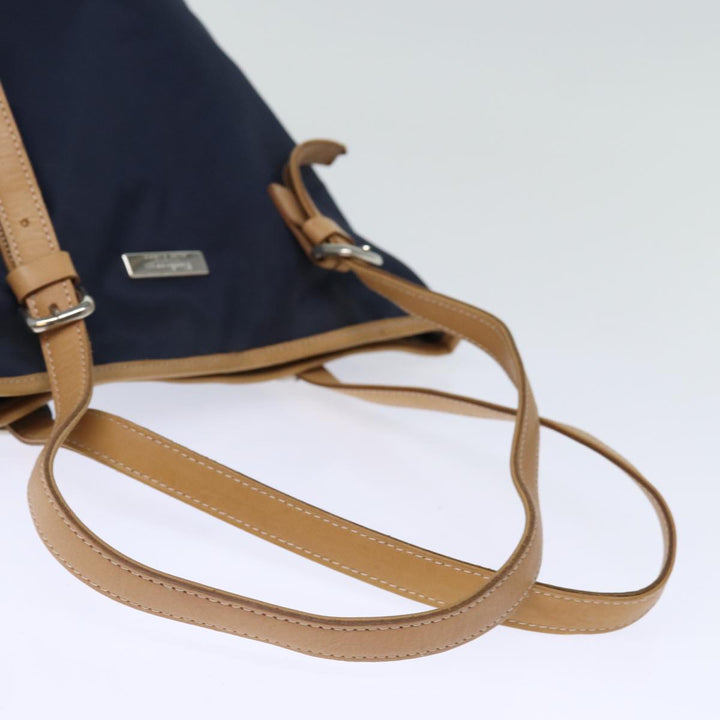 BurberrySs Blue Label Tote Bag Nylon Navy Auth 74256