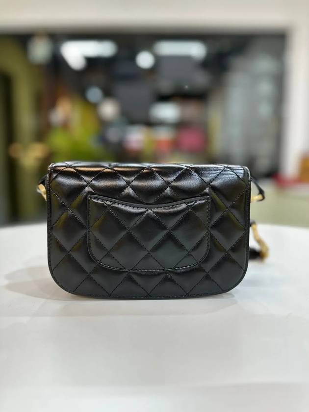 AS 3402 Messenger Bag Mini Black Chanel