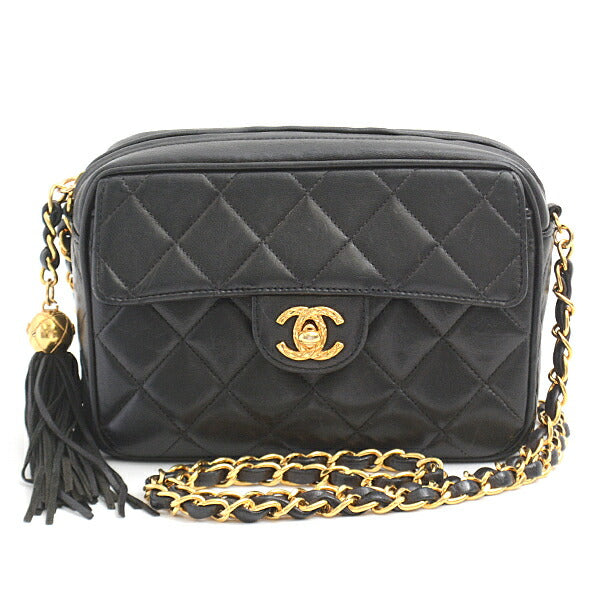 Top Quality Chanel Lambskin Matelasse Fringe Chain Shoulder Bag