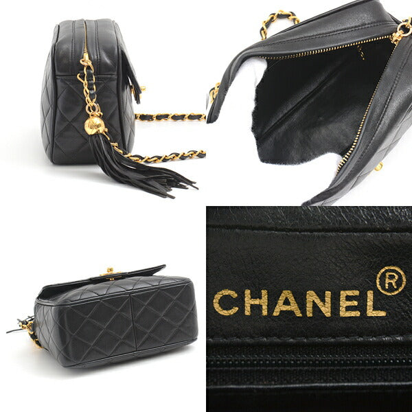 Top Quality Chanel Lambskin Matelasse Fringe Chain Shoulder Bag