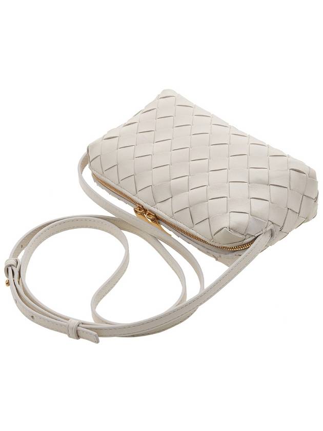 Bottega veneta Intrecciato Leather Cross Bag White