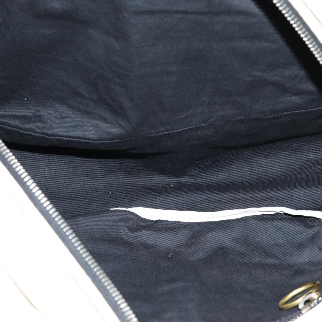 Chloe Hand Bag Leather Cream 74645