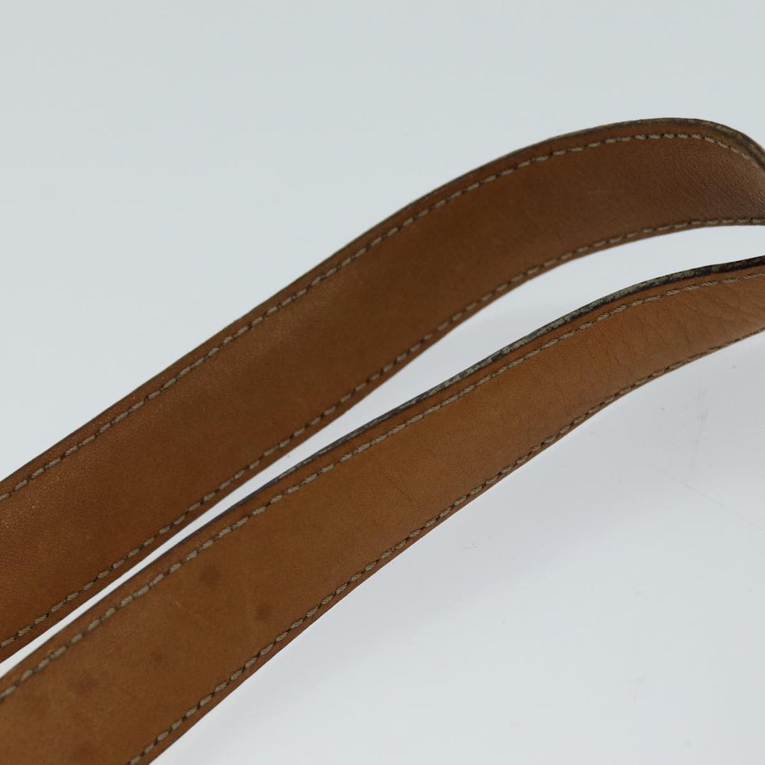 Celine Macadam Canvas Tote Bag PVC Brown Auth 74659