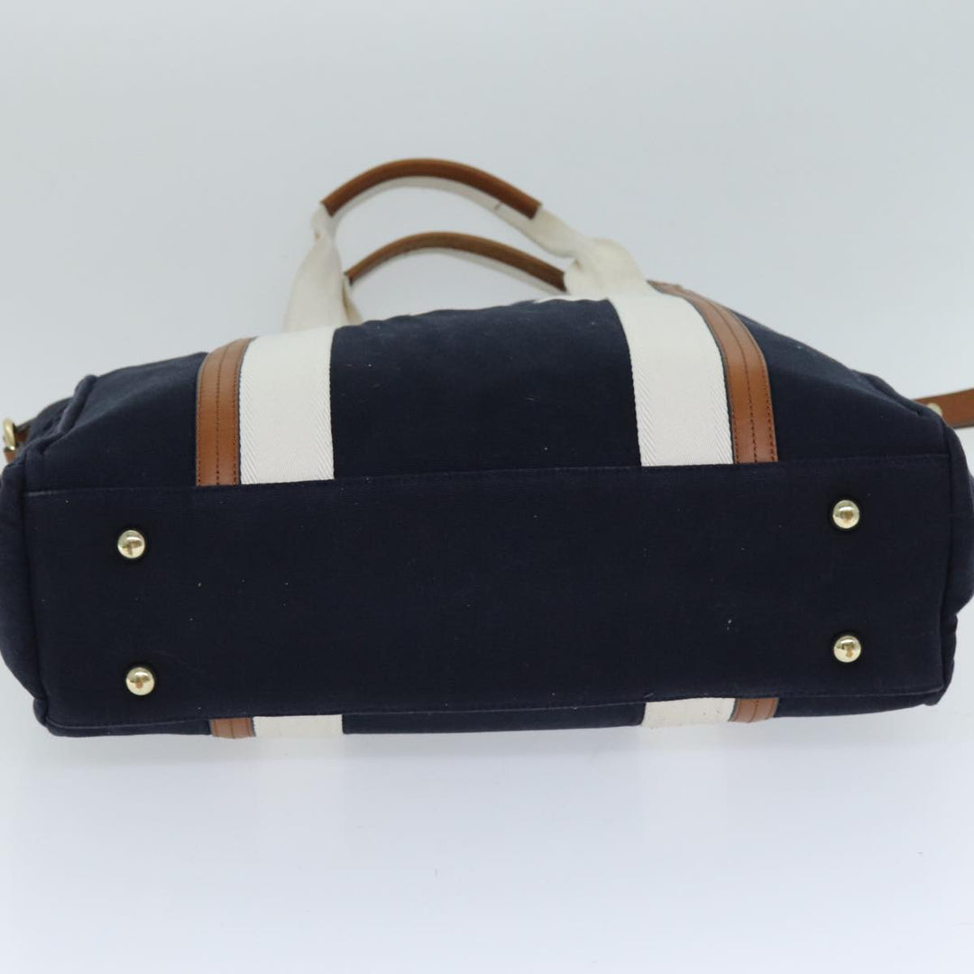 Chloe Tote Bag Canvas 2way Navy 74668