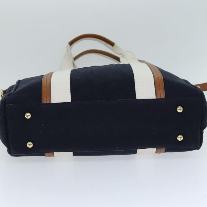 Chloe Tote Bag Canvas 2way Navy 74668