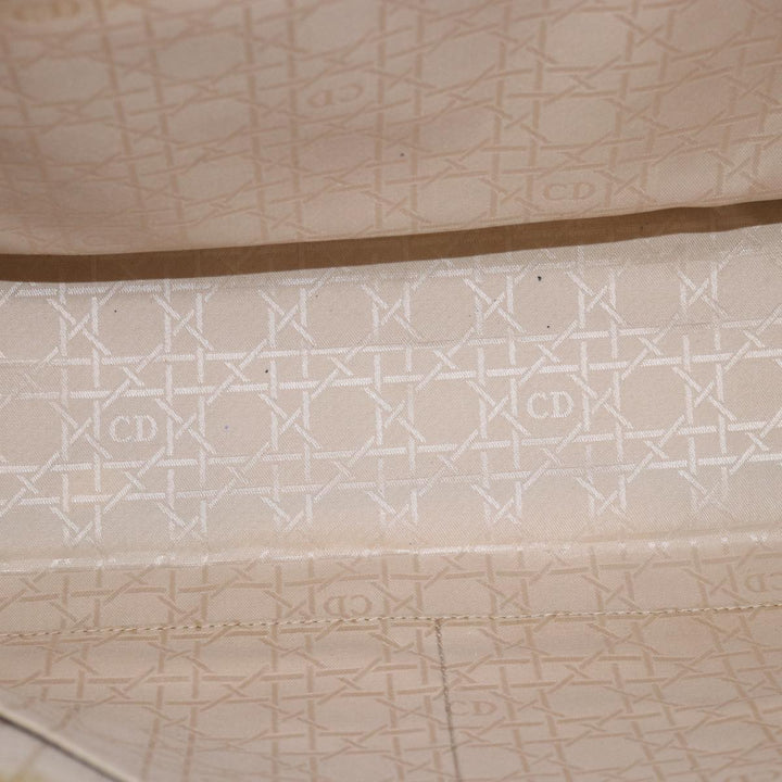 CHRISTIAN Dior Canage Hand Bag Nylon 2way Khaki Auth 74669