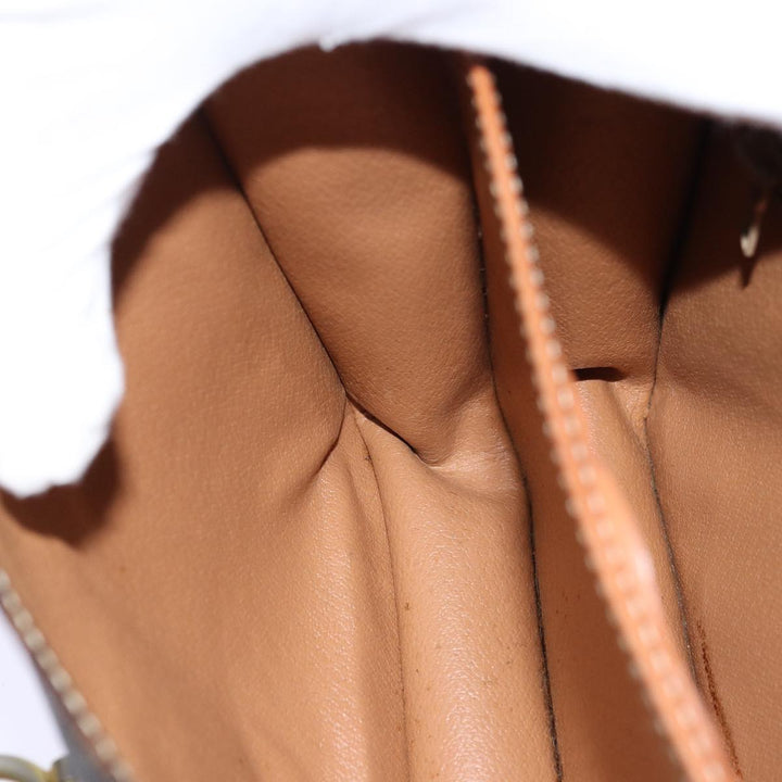 Celine Macadam Canvas Shoulder Bag PVC Brown  74680