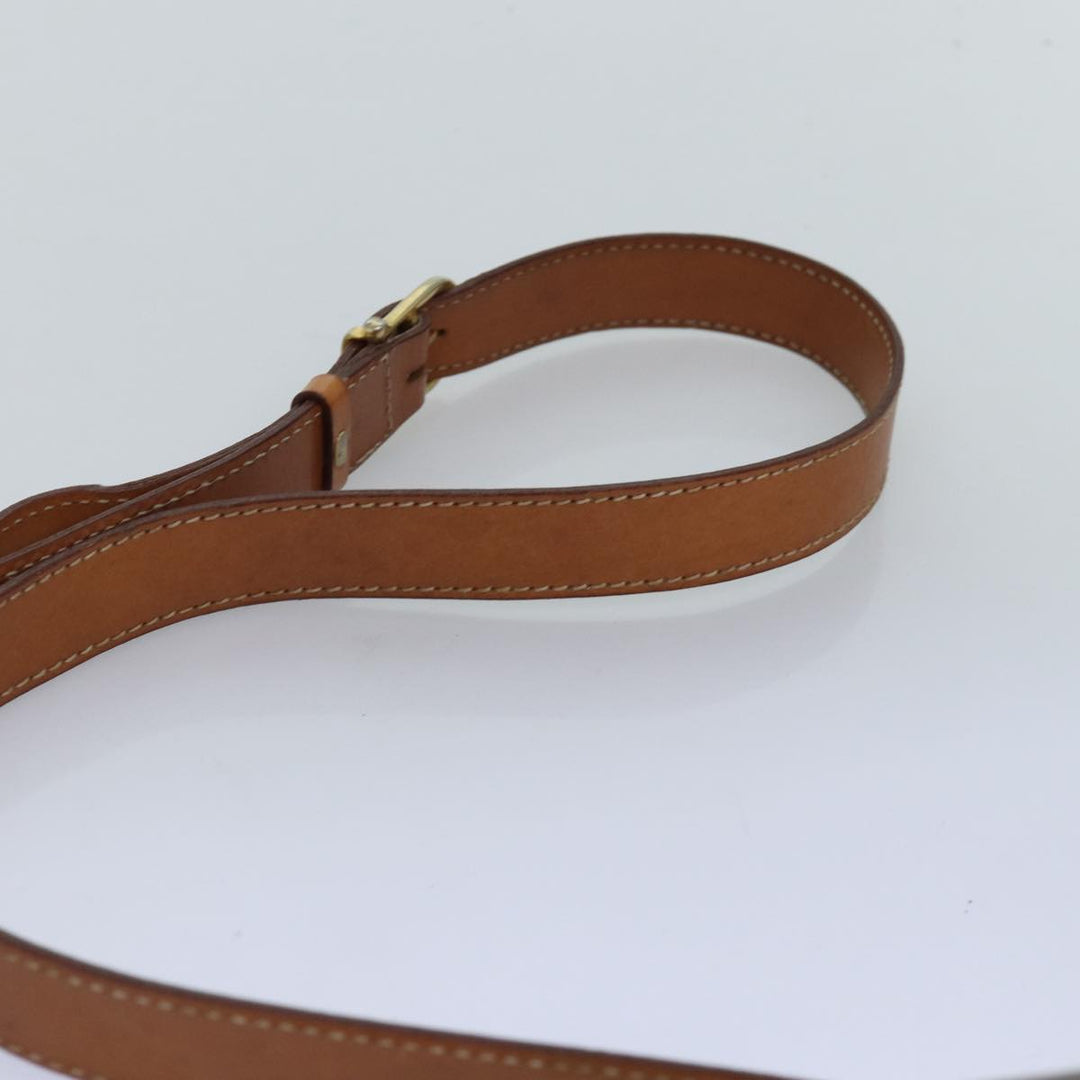 Celine Macadam Canvas Shoulder Bag PVC Brown  74680
