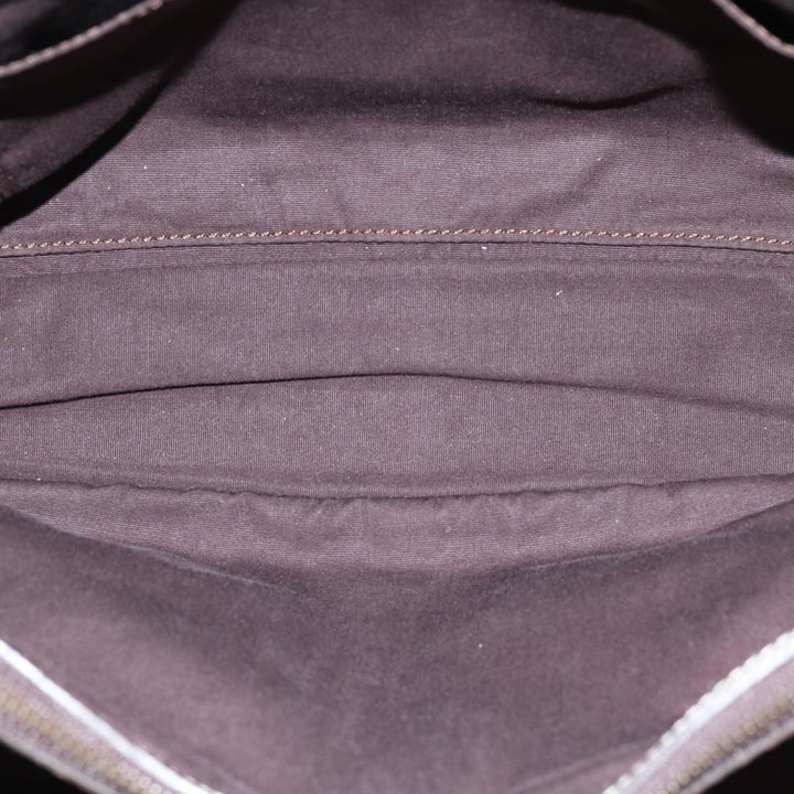 Celine Hand Bag Leather Brown  74692