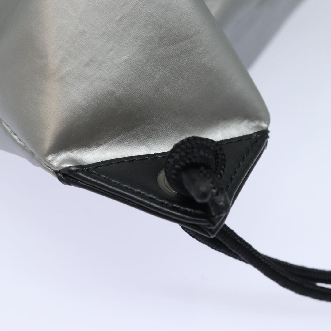 balenciaga BB Explorer Backpack Nylon Silver 593648 Auth 74772