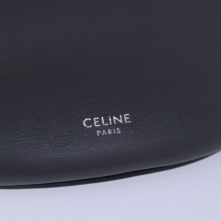 Celine Big bag Shoulder Bag Leather Gray Auth 74791SA