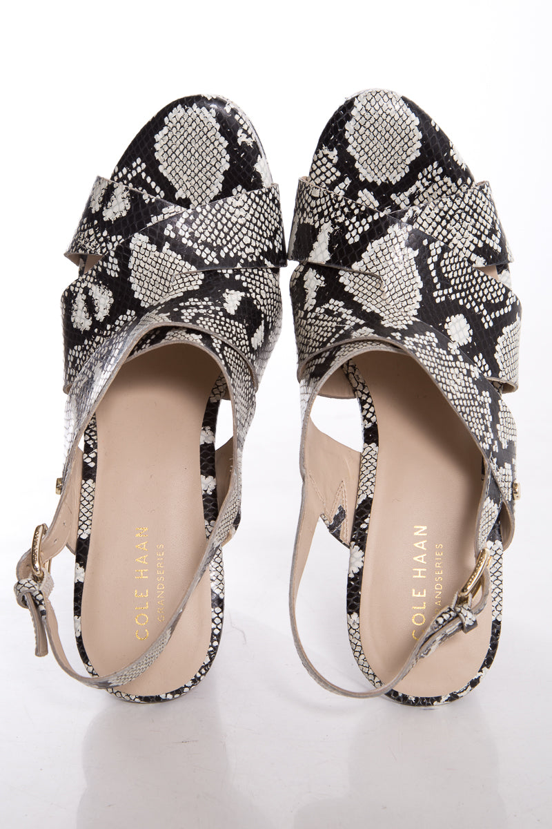 Cole Haan Snake Print Wedge SZ 8