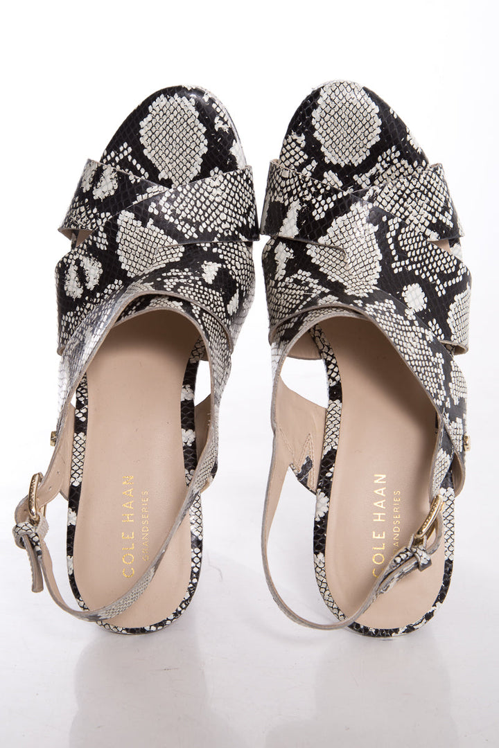 Cole Haan Snake Print Wedge SZ 8