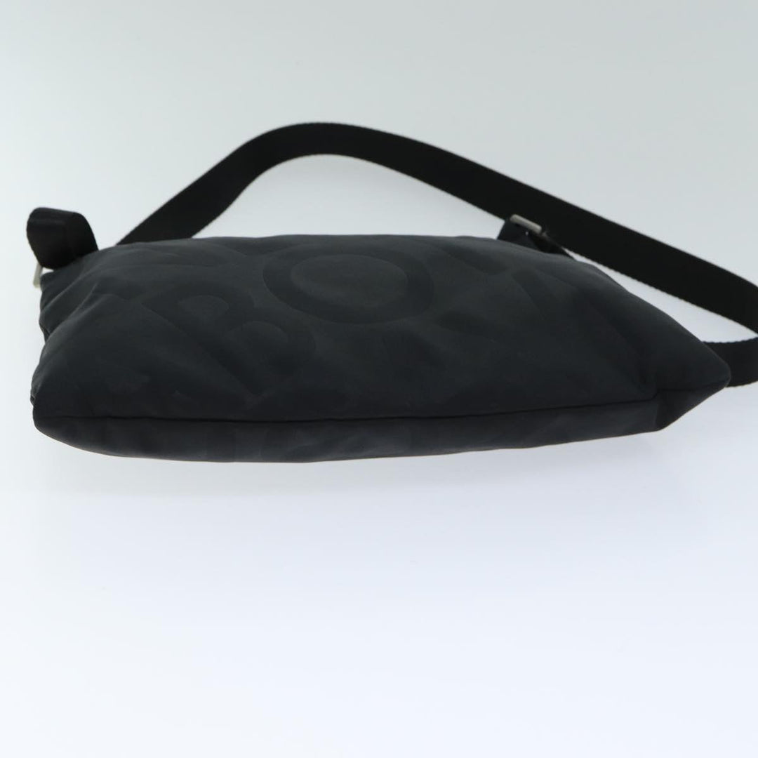 Bottega veneta Shoulder Bag Nylon Black Auth 74837