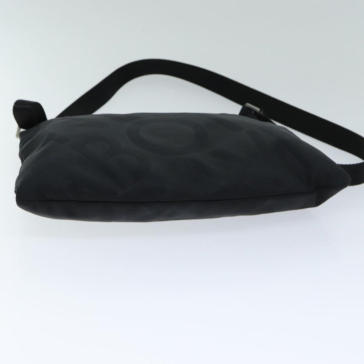 Bottega veneta Shoulder Bag Nylon Black Auth 74837