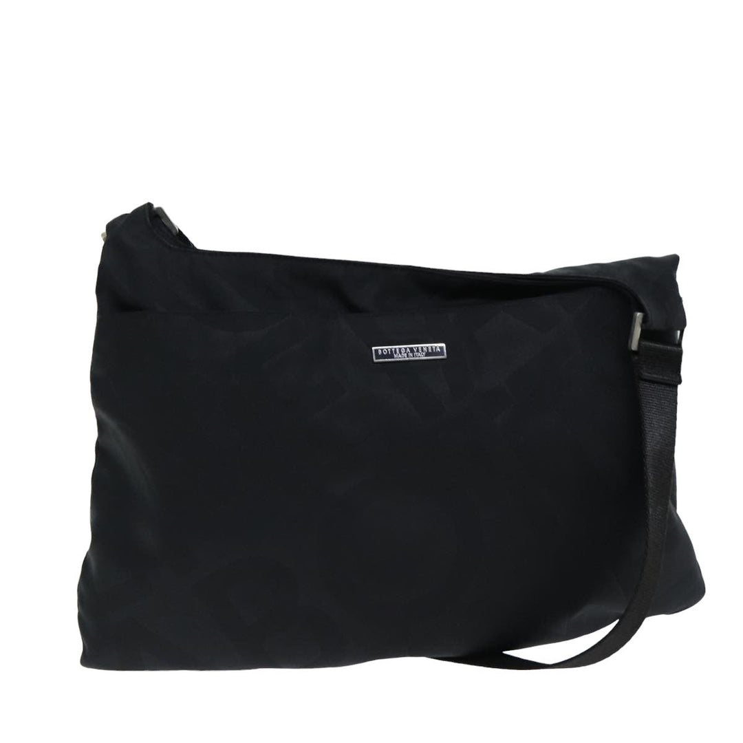 Bottega veneta Shoulder Bag Nylon Black Auth 74837