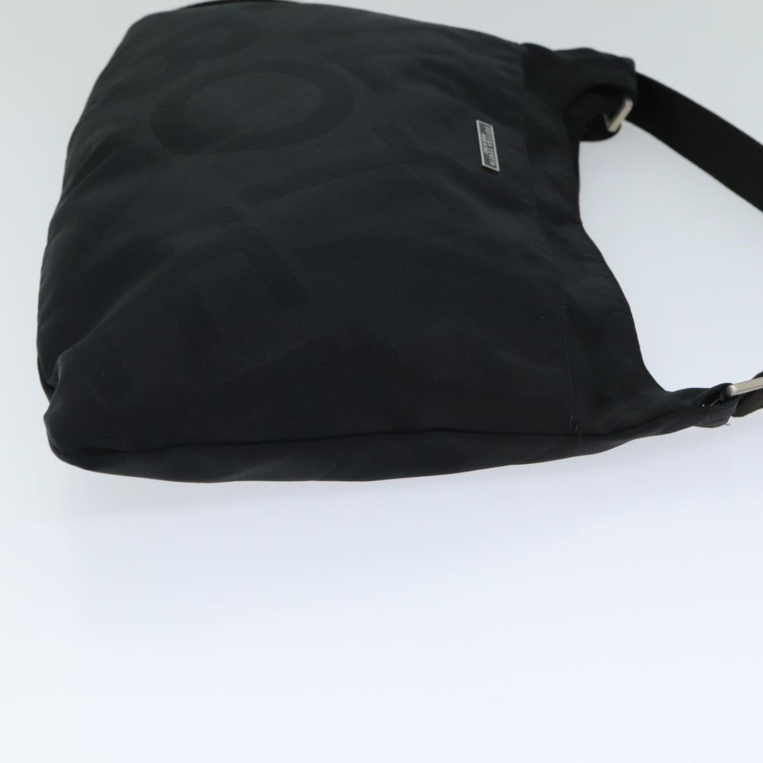 Bottega veneta Shoulder Bag Nylon Black Auth 74837