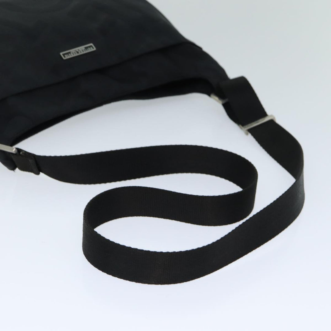 Bottega veneta Shoulder Bag Nylon Black Auth 74837