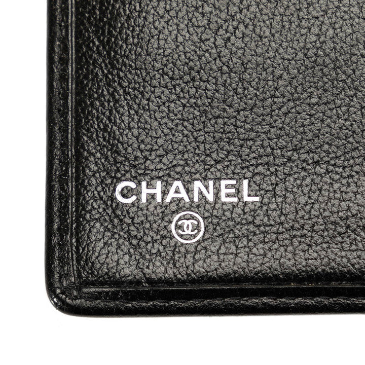 Top Quality Chanel Coca-Cola Jacket Motif Long Wallet Black Leather Lady Chanel