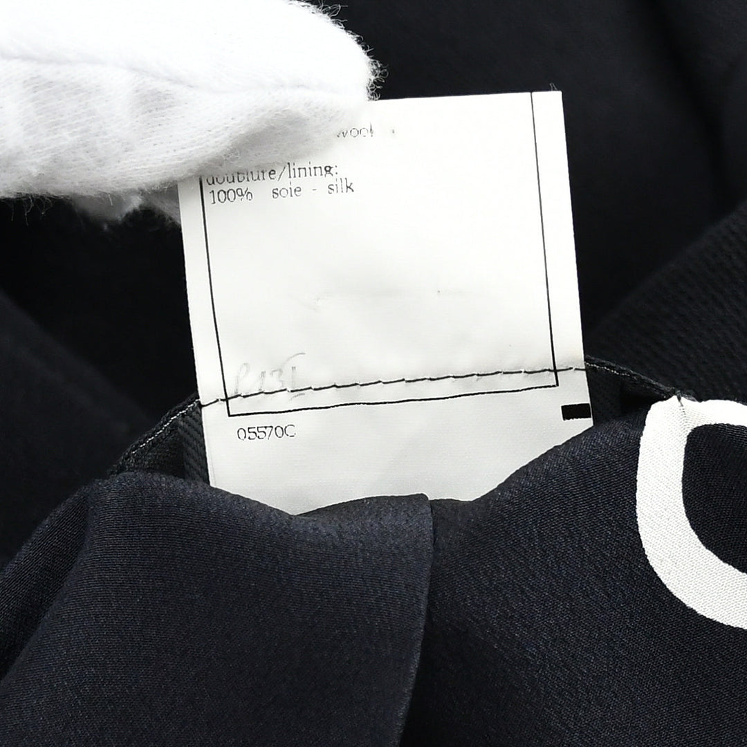 Top Quality Chanel Double Breasted Jacket Black 97P #42