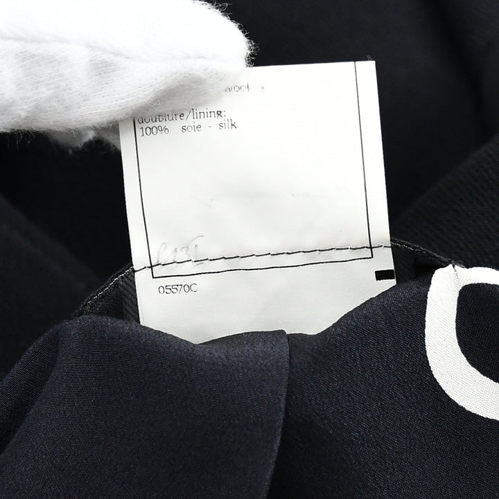Top Quality Chanel Double Breasted Jacket Black 97P #42