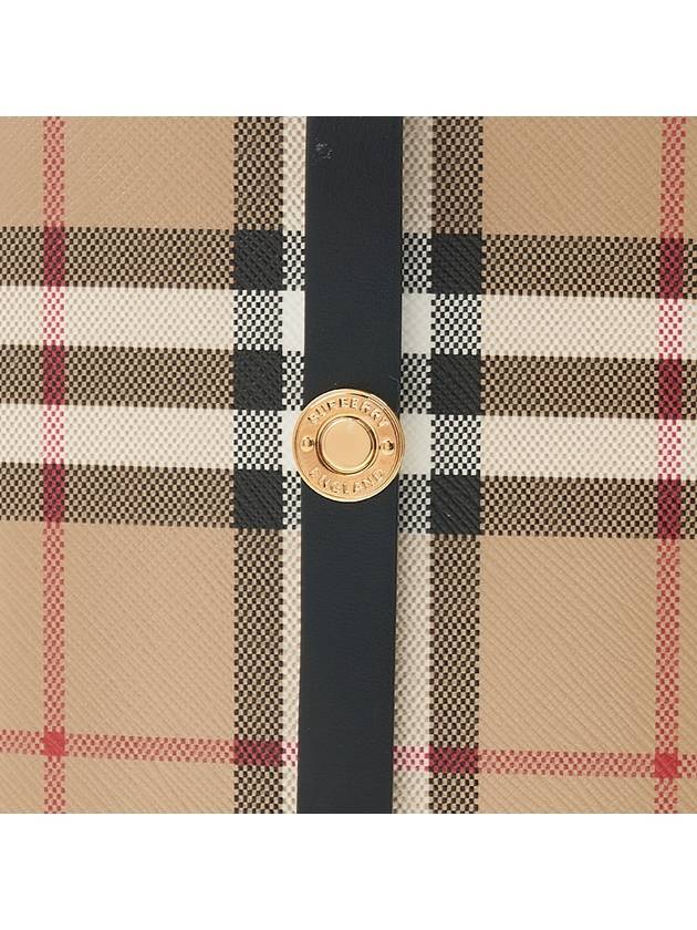Burberry Vintage Check And Strap Phone Case Beige Black