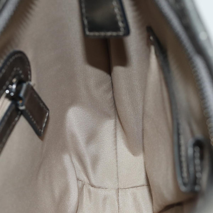 Burberry Nova Check Shoulder Bag Coated Canvas Beige Auth 75141