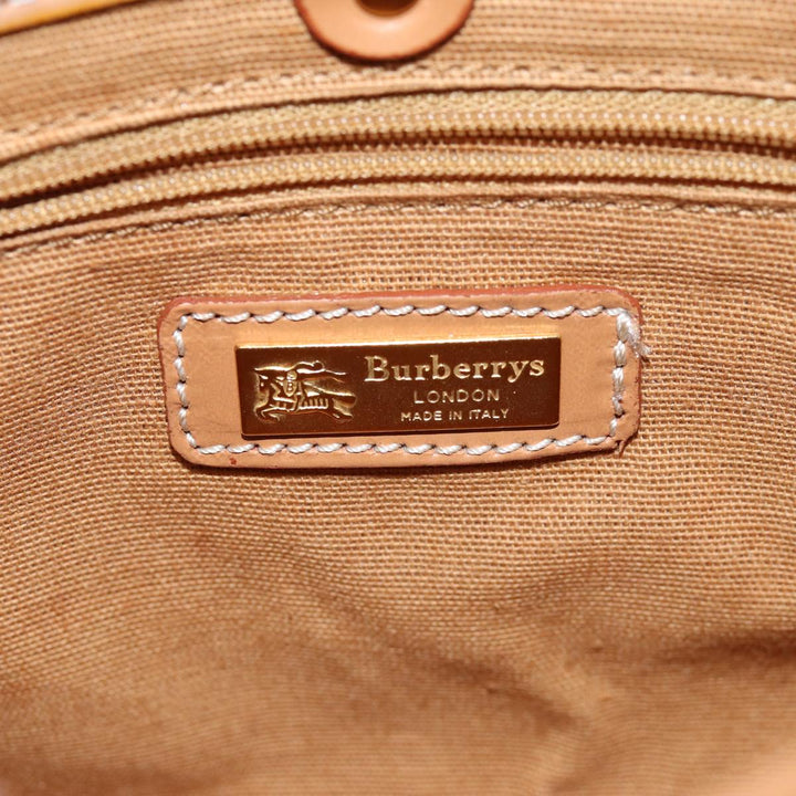 BurberrySs Nova Check Shoulder Bag PVC Blue Auth 75452