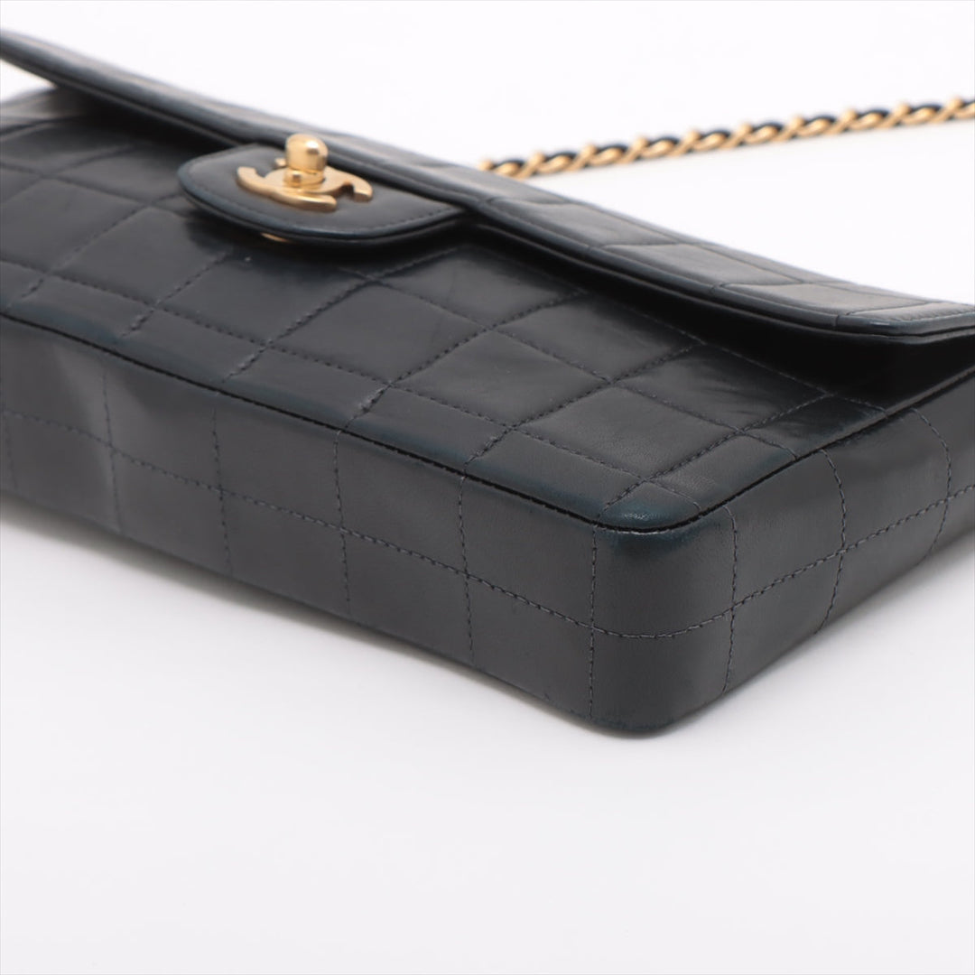 Top Quality Chanel Chocolate Bar in Chain Shoulder Bag Black Gold  6th