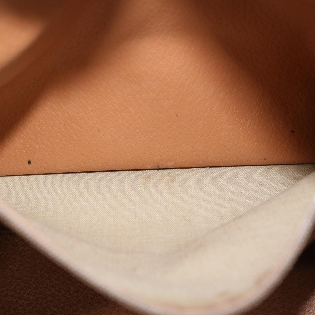 Celine Macadam Canvas Boston Bag Beige  75618