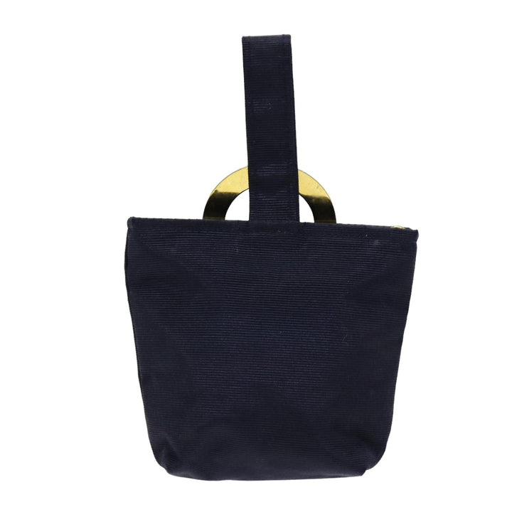 Celine Pouch Nylon Navy  75656