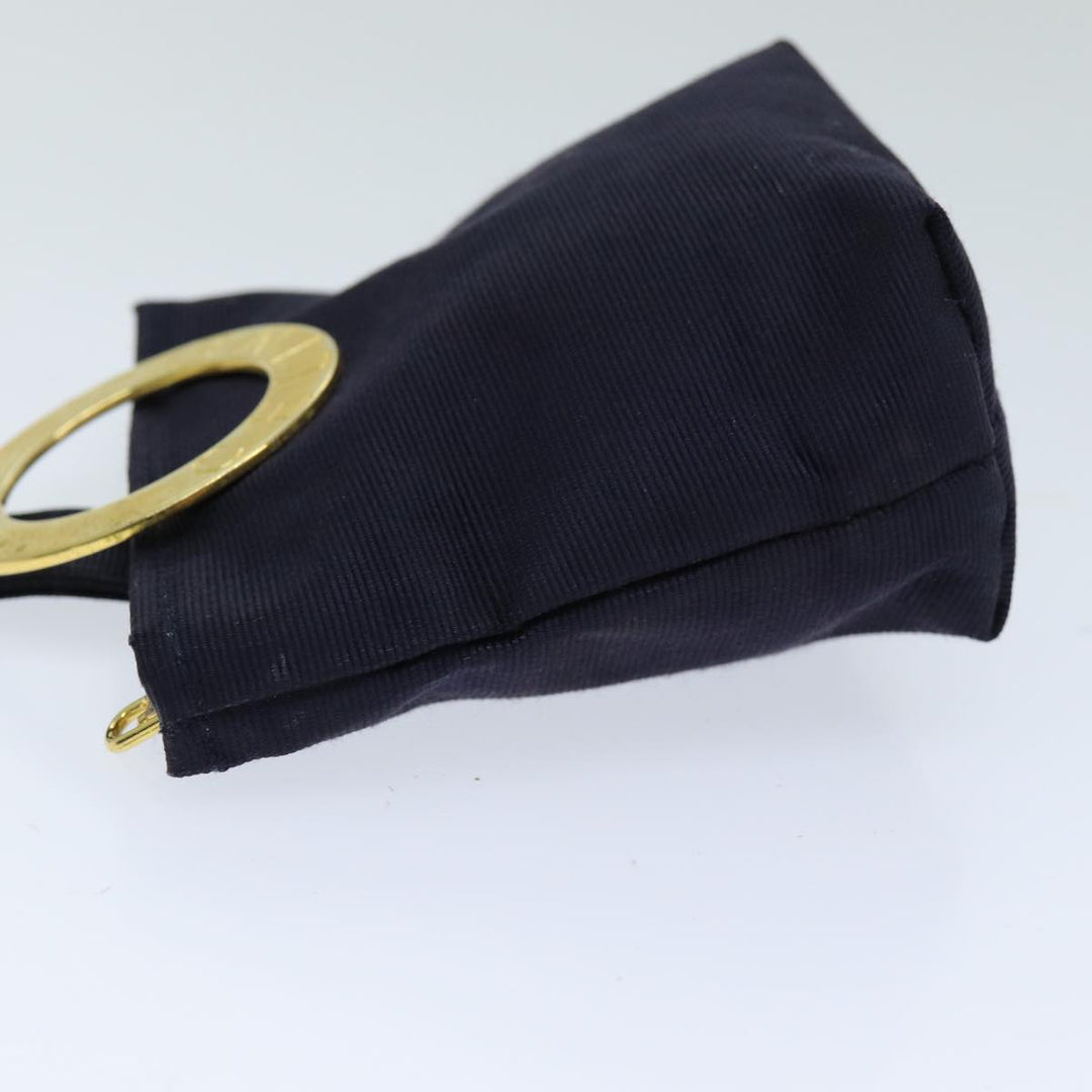 Celine Pouch Nylon Navy  75656