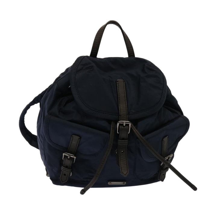 Top Quality Burberry Backpack Nylon Navy Auth 75694
