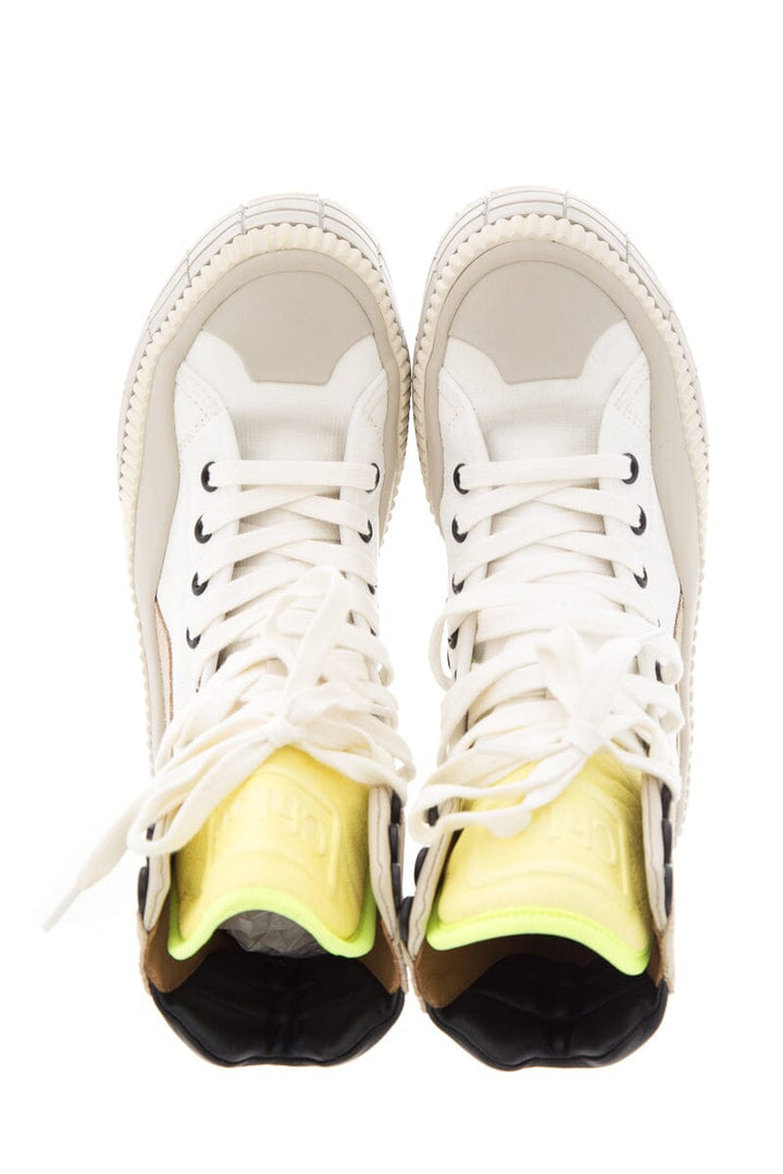 Chloe Beige Clint High Top Sneakers SZ 36