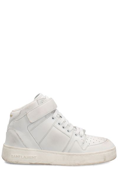 RAFFIA LACE UP SNEAKERS