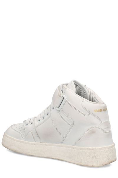 RAFFIA LACE UP SNEAKERS