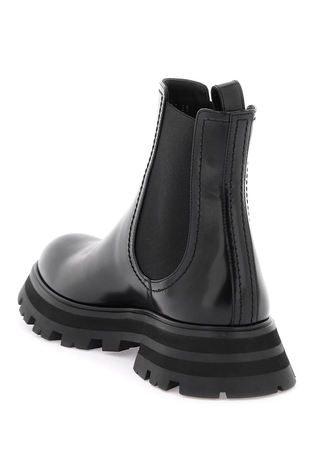 SHINY LEATHER CHELSEA BOOTS