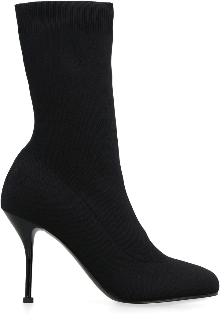 KNITTED ANKLE BOOTS