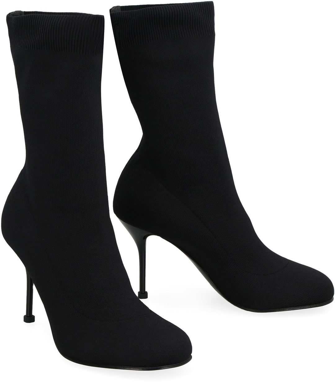 KNITTED ANKLE BOOTS