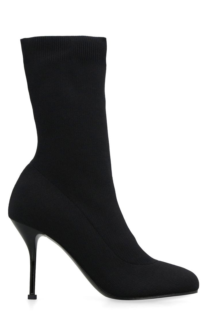 KNITTED ANKLE BOOTS
