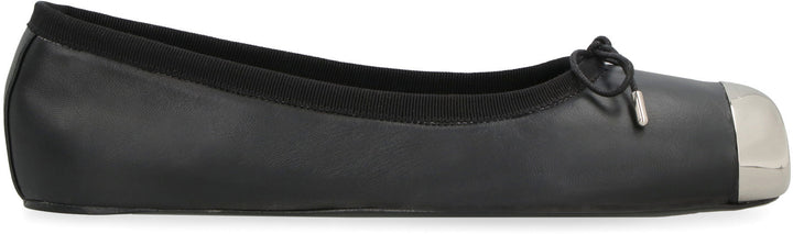 LEATHER BALLET FLATS