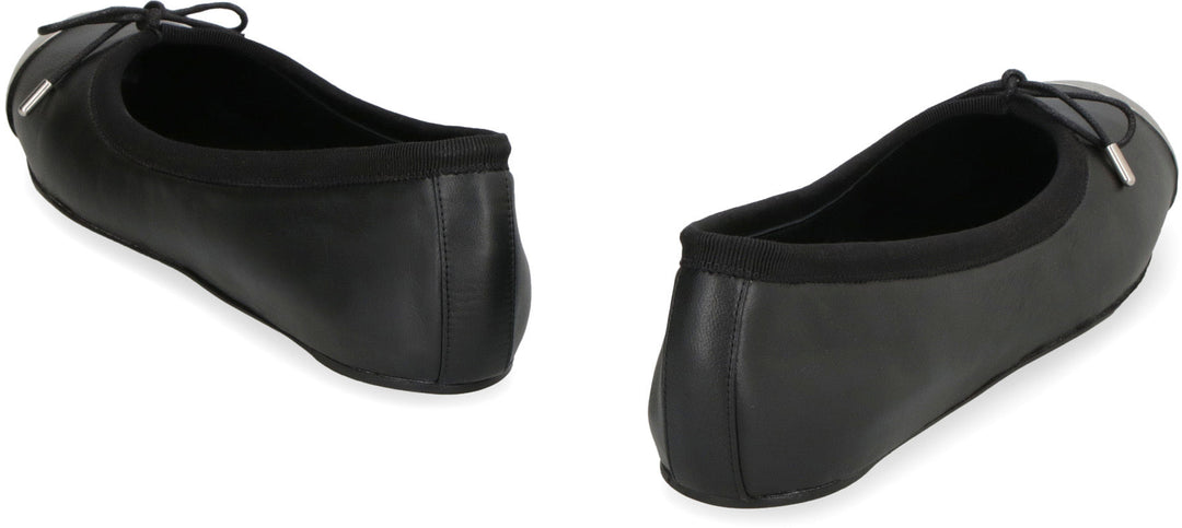 LEATHER BALLET FLATS