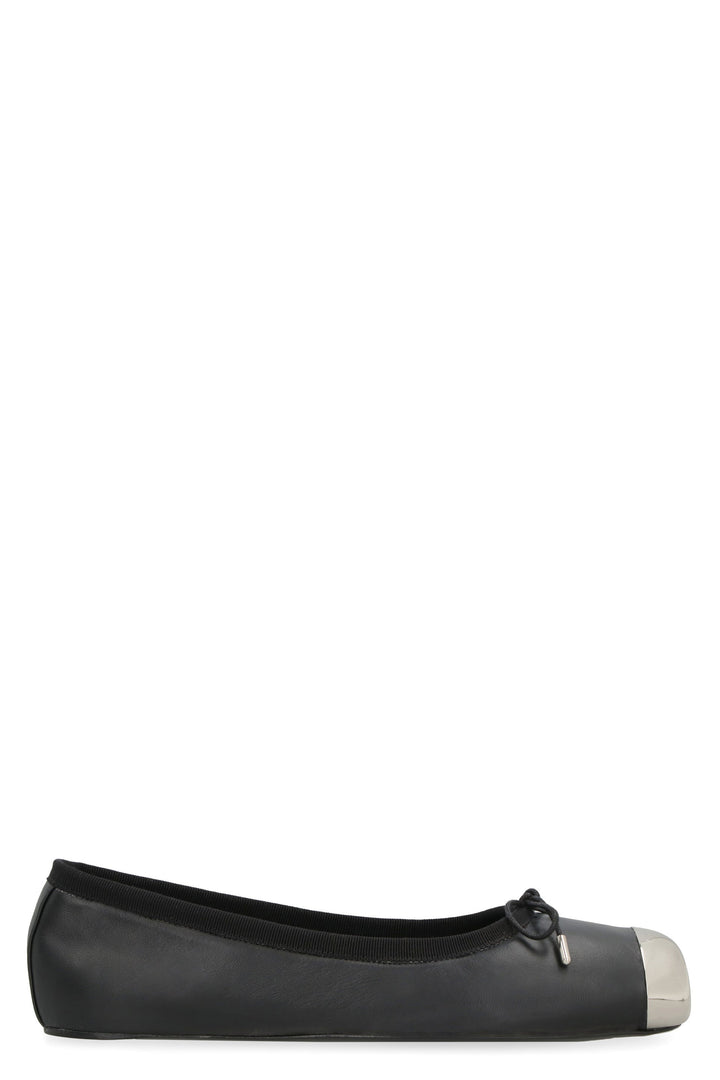 LEATHER BALLET FLATS