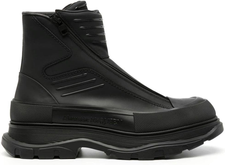TREAD SLICK LEATHER ANKLE BOOTS