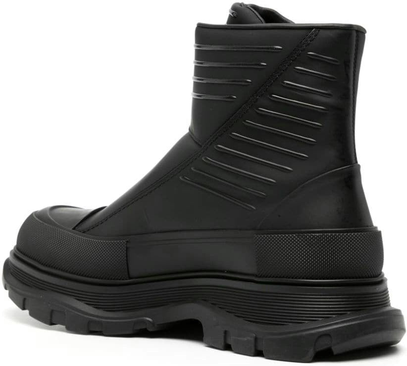 TREAD SLICK LEATHER ANKLE BOOTS