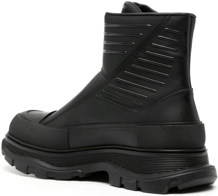 TREAD SLICK LEATHER ANKLE BOOTS