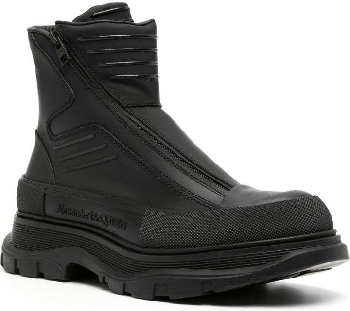 TREAD SLICK LEATHER ANKLE BOOTS