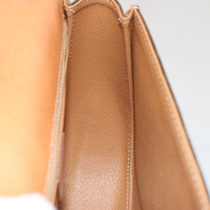 Celine Macadam Canvas Hand Bag PVC 2way Brown Auth 75809