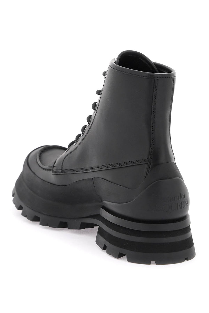 LEATHER ANKLE BOOTS